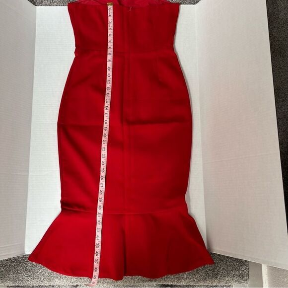 NWT Revolve x BB Dakota by Steve Madden LIGHT MY FIRE DRESS in Bright Red - Picture 12 of 12